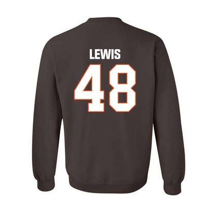 BGSU - NCAA Football : Quentin Lewis - Classic Shersey Crewneck Sweatshirt-1