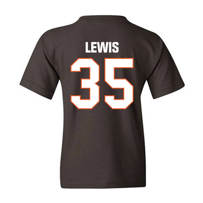 BGSU - NCAA Football : Cashmire Lewis - Classic Shersey Youth T-Shirt-1