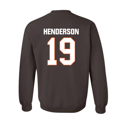 BGSU - NCAA Football : John Henderson - Classic Shersey Crewneck Sweatshirt-1