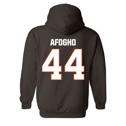 BGSU - NCAA Football : David Afogho - Classic Shersey Hooded Sweatshirt-1