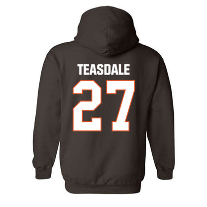 BGSU - NCAA Football : Coleman Teasdale - Classic Shersey Hooded Sweatshirt-1