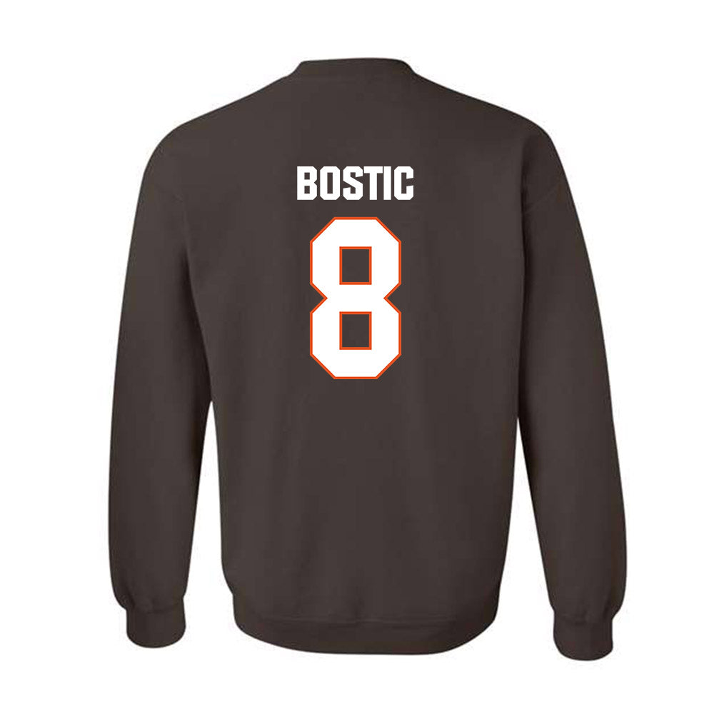 BGSU - NCAA Football : JayQuan Bostic - Classic Shersey Crewneck Sweatshirt-1