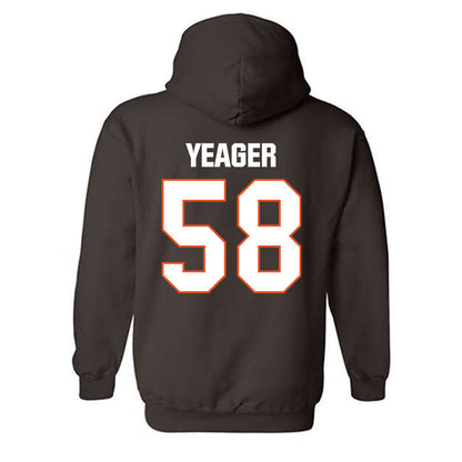BGSU - NCAA Football : Ashton Yeager - Classic Shersey Hooded Sweatshirt-1