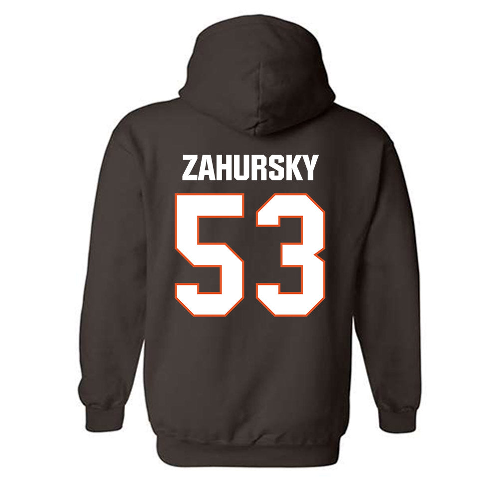 BGSU - NCAA Football : Masyn zahursky - Classic Shersey Hooded Sweatshirt-1