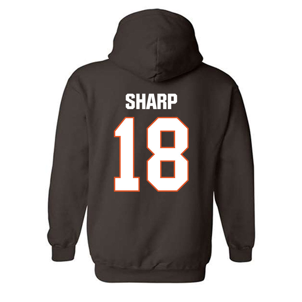 BGSU - NCAA Football : Winn Sharp - Classic Shersey Hooded Sweatshirt-1