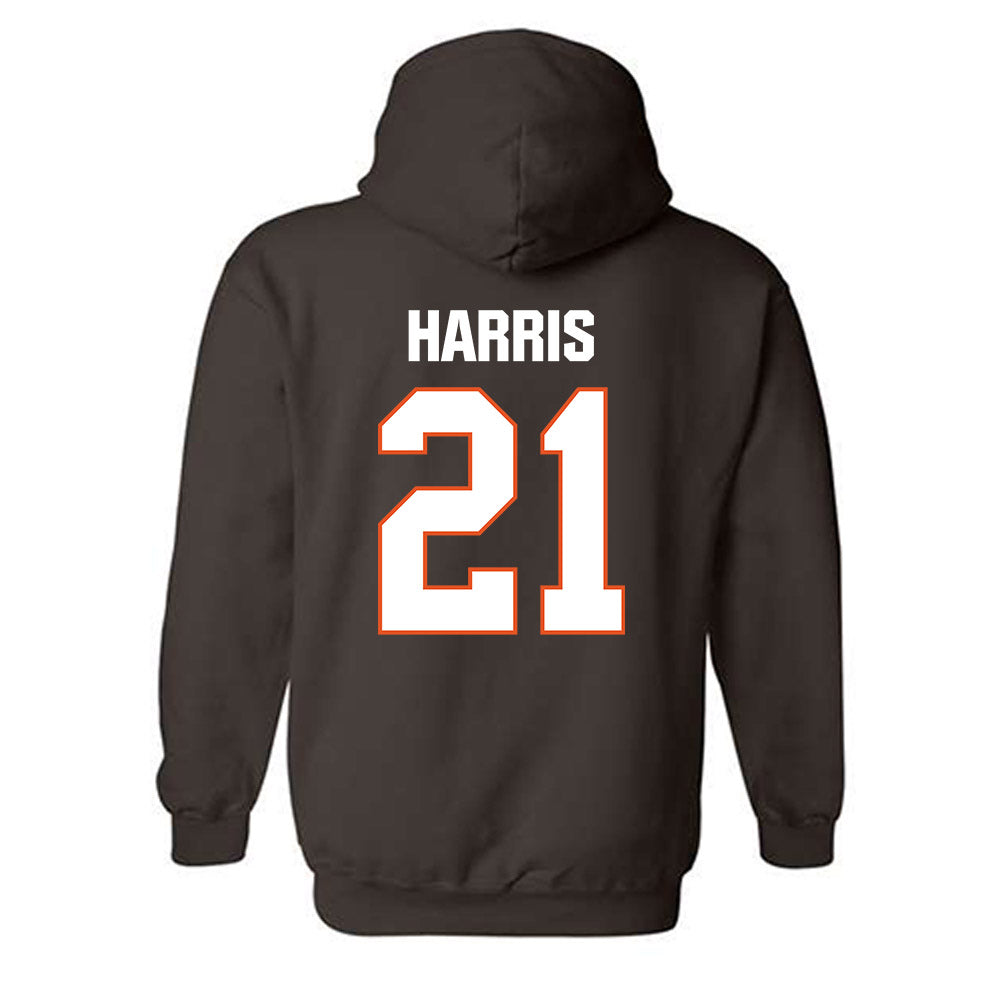 BGSU - NCAA Football : Gavin Harris - Classic Shersey Hooded Sweatshirt-1