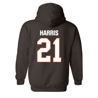 BGSU - NCAA Football : Gavin Harris - Classic Shersey Hooded Sweatshirt-1
