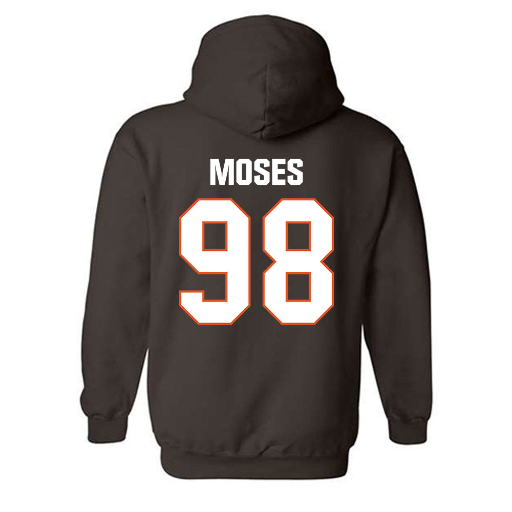 BGSU - NCAA Football : Malik moses - Classic Shersey Hooded Sweatshirt-1