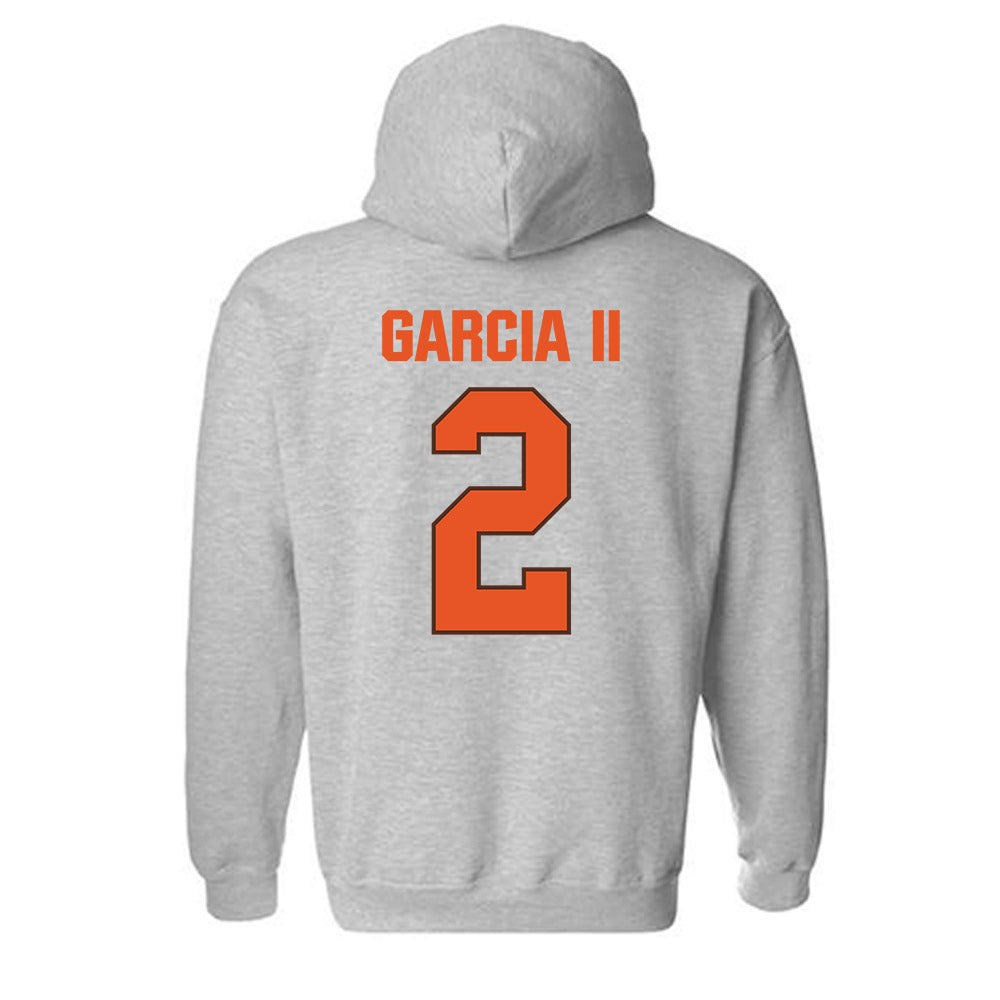 BGSU - NCAA Football : RJ Garcia II - Classic Shersey Hooded Sweatshirt-1