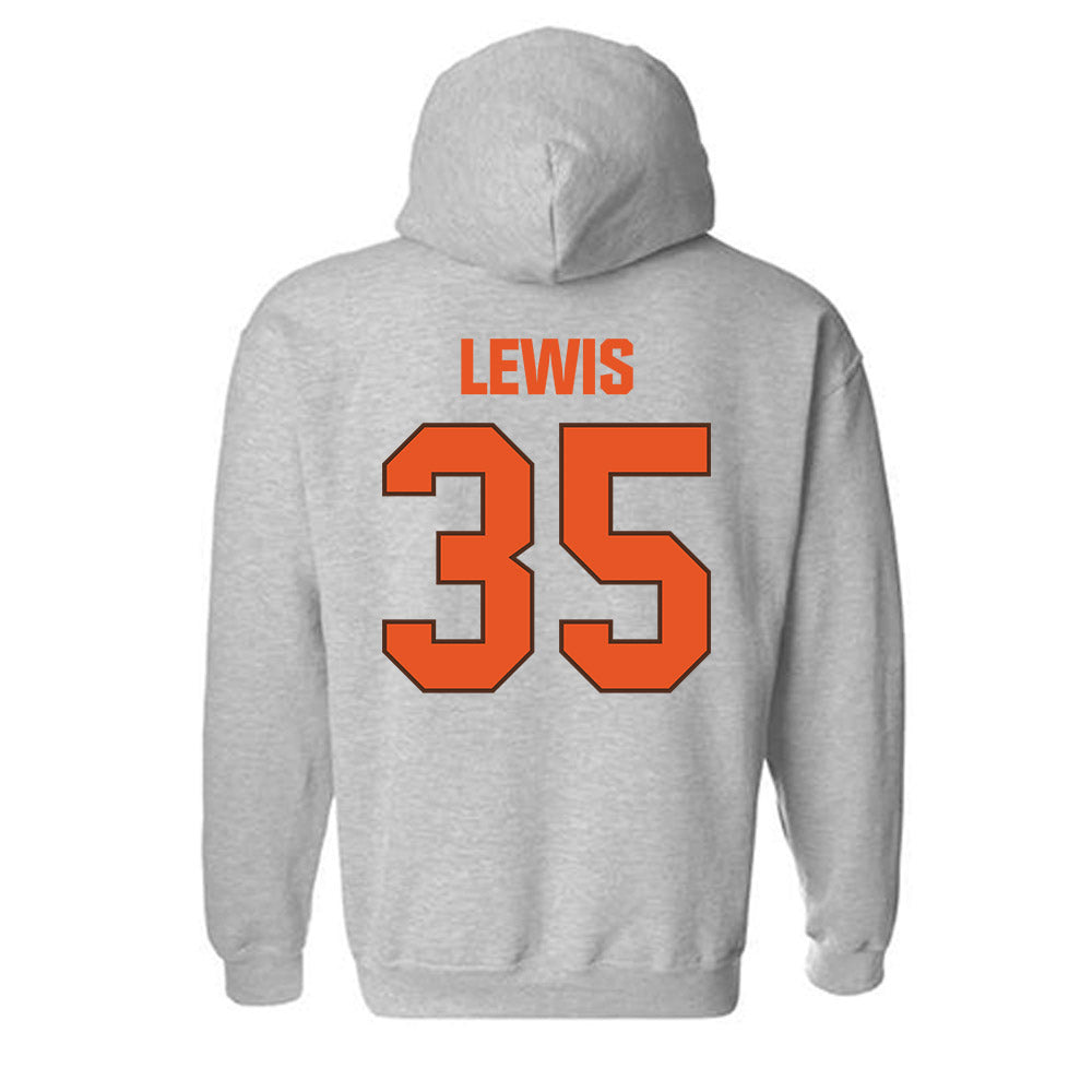 BGSU - NCAA Football : Cashmire Lewis - Classic Shersey Hooded Sweatshirt-1
