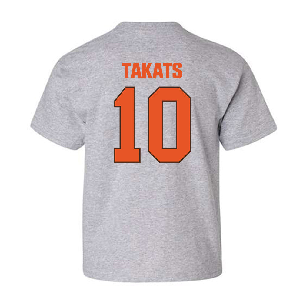 BGSU - NCAA Baseball : TJ Takats - Classic Shersey Youth T-Shirt-1