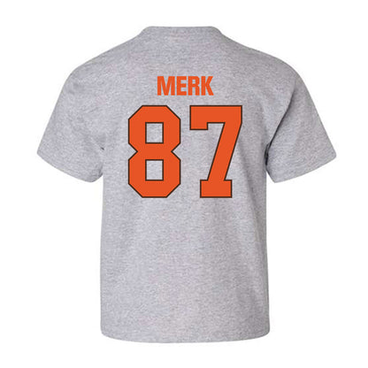 BGSU - NCAA Football : Jared Merk - Classic Shersey Youth T-Shirt-1