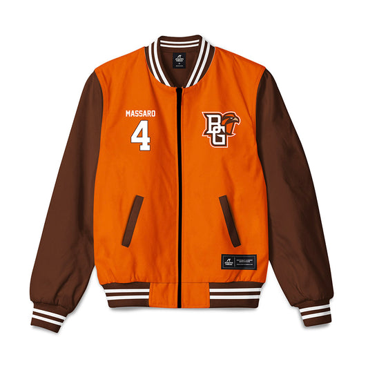 BGSU - NCAA Softball : Hanna Massaro - Bomber Jacket-0