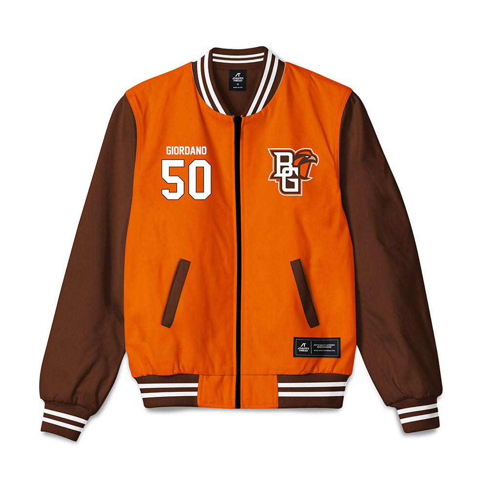 BGSU - NCAA Football : Vincent Giordano - Bomber Jacket-0