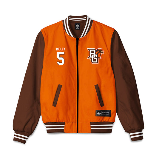 BGSU - NCAA Football : Brennan Ridley - Bomber Jacket-0