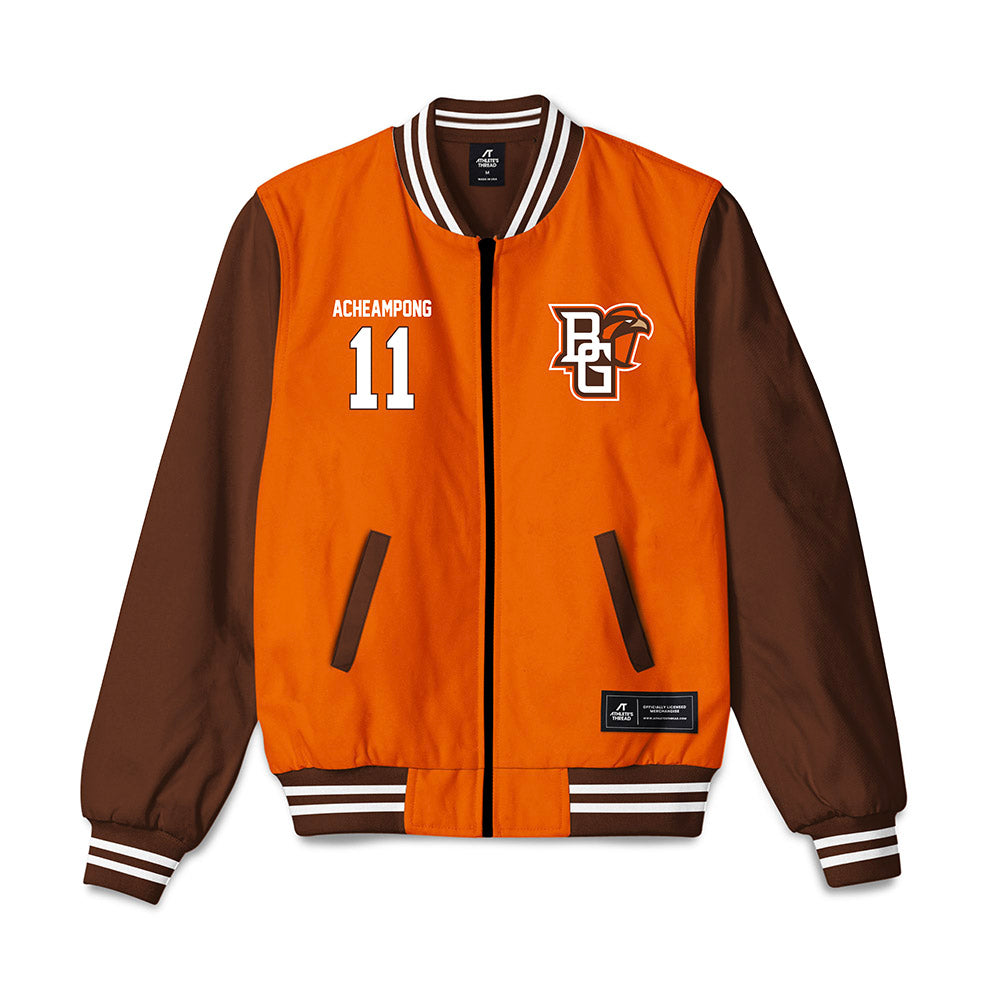 BGSU - NCAA Football : Collins Acheampong - Bomber Jacket-0