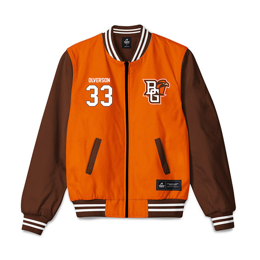 BGSU - NCAA Football : Jaimion Olverson - Bomber Jacket-0