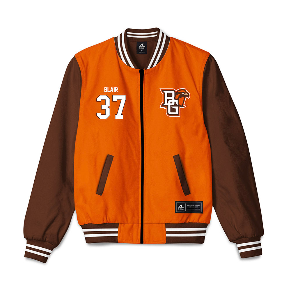 BGSU - NCAA Football : Garrison Blair - Bomber Jacket-0