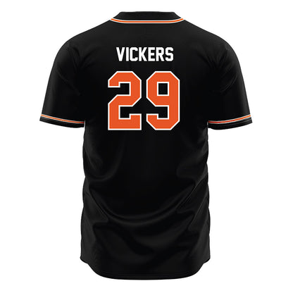 BGSU - NCAA Baseball : lance vickers - Black Jersey-1