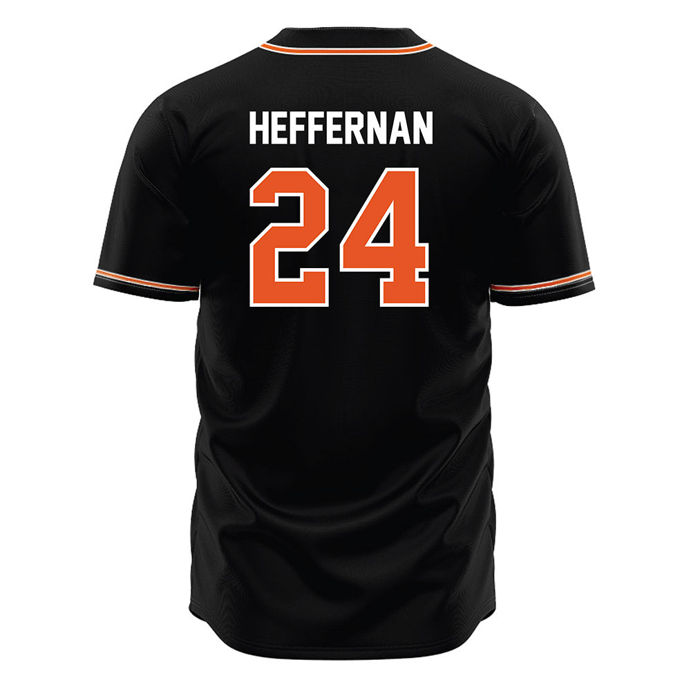 BGSU - NCAA Baseball : Andrew Heffernan - Black Jersey-1