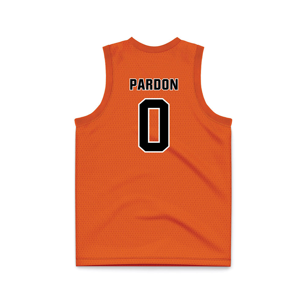 BGSU - NCAA Men's Basketball : Jaxon Pardon - Orange Basketball Jersey-1