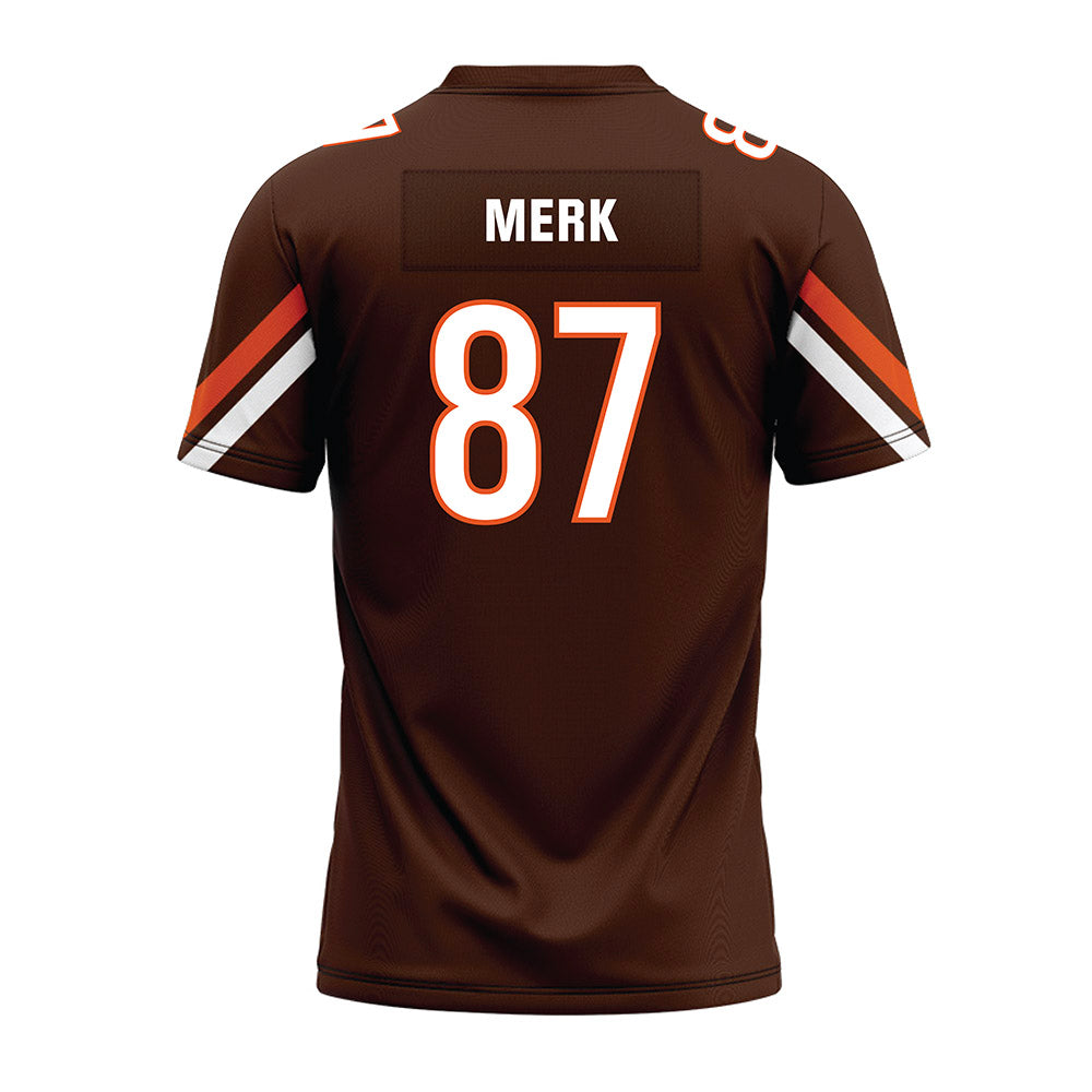 BGSU - NCAA Football : Jared Merk - Premium Football Jersey-1