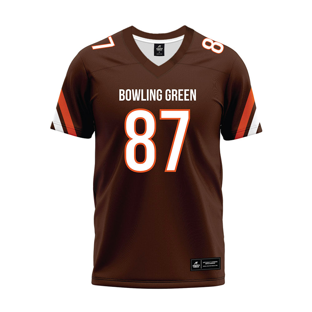 BGSU - NCAA Football : Jared Merk - Premium Football Jersey-0