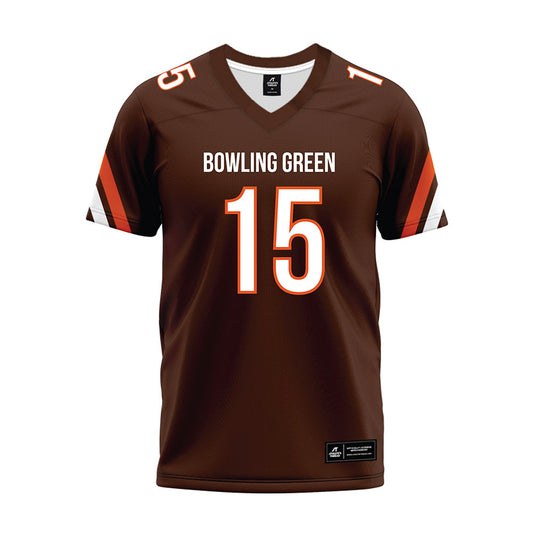 BGSU - NCAA Football : Preston Estoesta - Premium Football Jersey-0