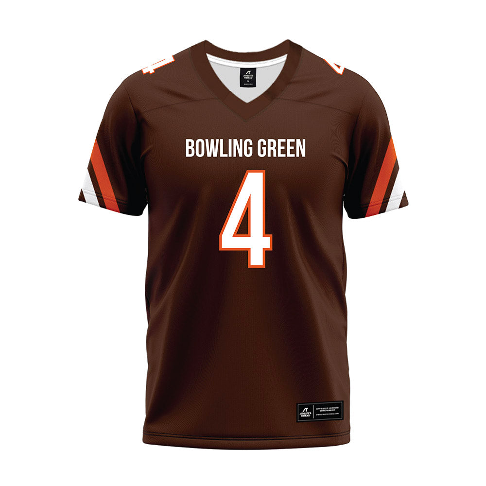 BGSU - NCAA Football : Gideon Lampron - Premium Football Jersey-0