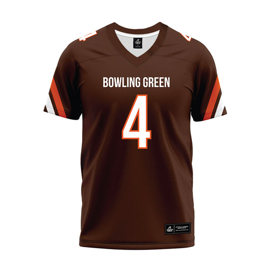 BGSU - NCAA Football : Gideon Lampron - Premium Football Jersey-0