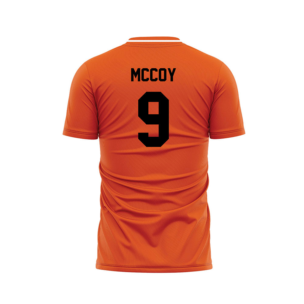 BGSU - NCAA Men's Soccer : Tyson McCoy - Orange Soccer Jersey-1