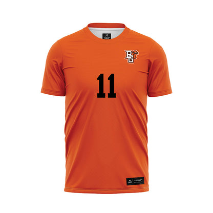 BGSU - NCAA Men's Soccer : Adin Ibrahimovic - Orange Soccer Jersey-0