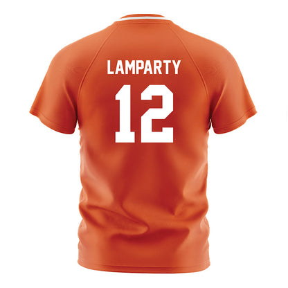 BGSU - NCAA Women's Soccer : Gabby Lamparty - Orange Soccer Jersey-1