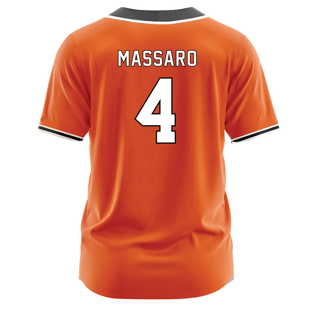 BGSU - NCAA Softball : Hanna Massaro - Orange Jersey-1