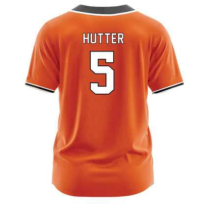 BGSU - NCAA Softball : Katie Hutter - Orange Jersey-1