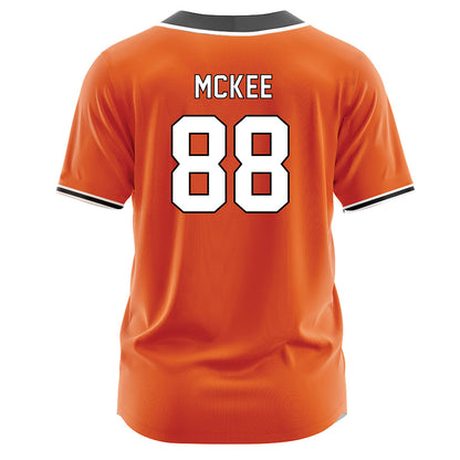 BGSU - NCAA Softball : Ava McKee - Orange Jersey-1