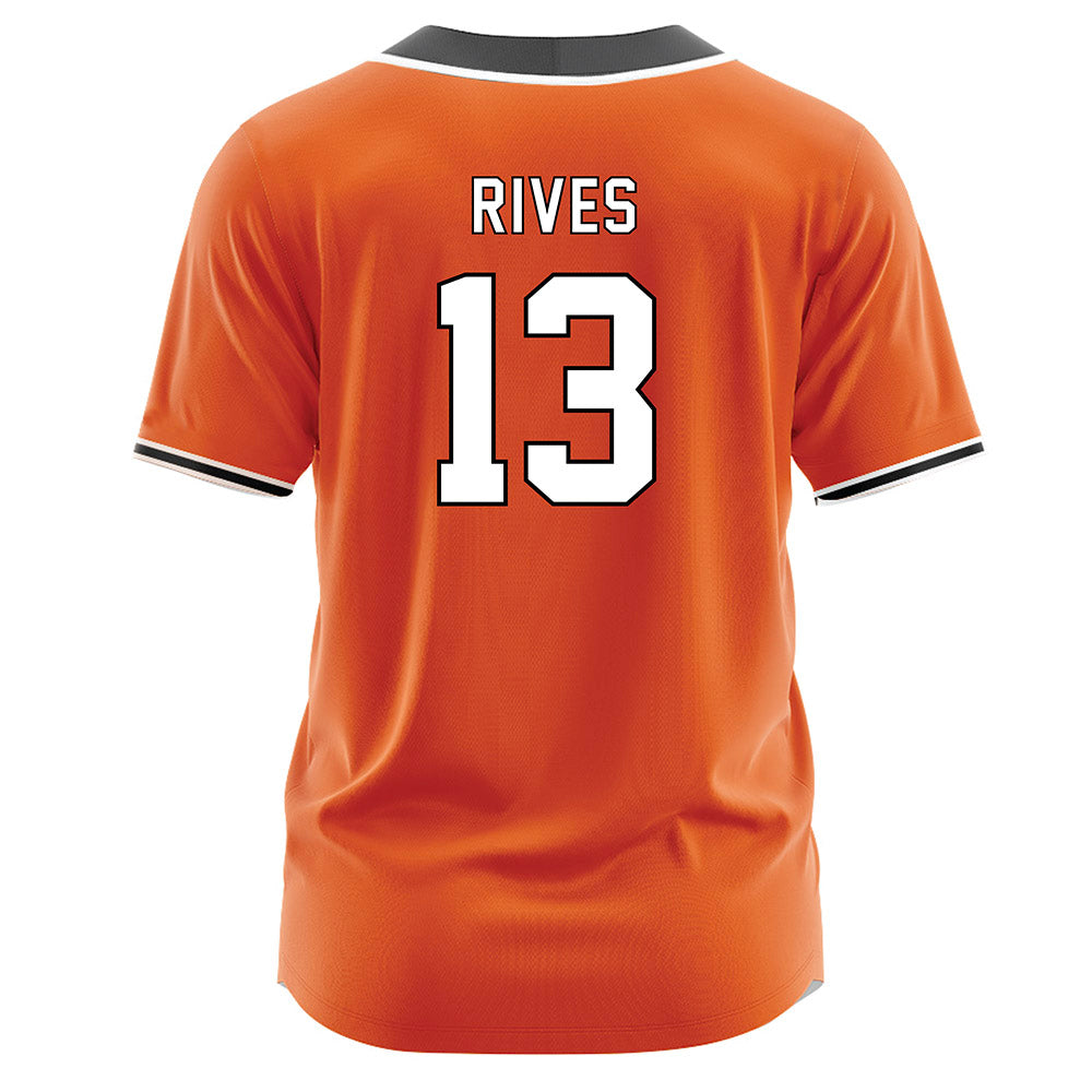 BGSU - NCAA Softball : Quinn Rives - Orange Jersey-1