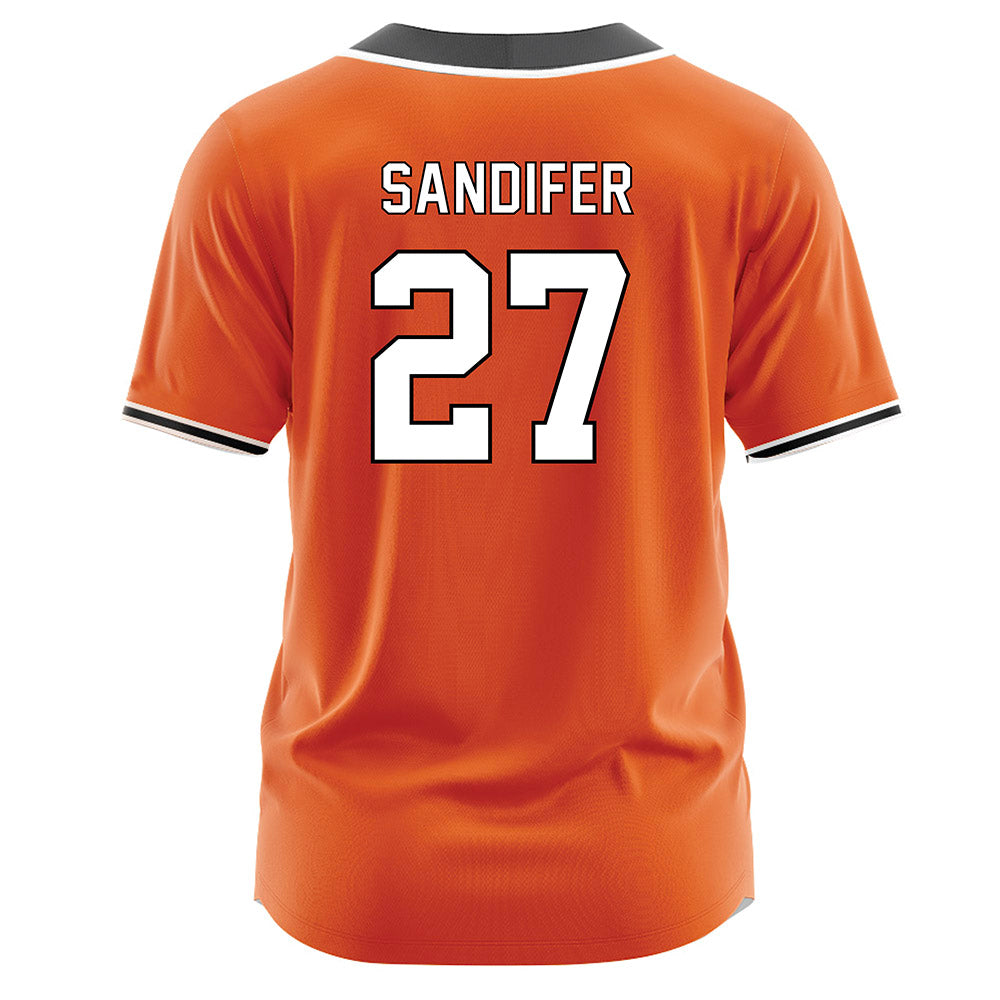 BGSU - NCAA Softball : Avari Sandifer - Orange Jersey-1