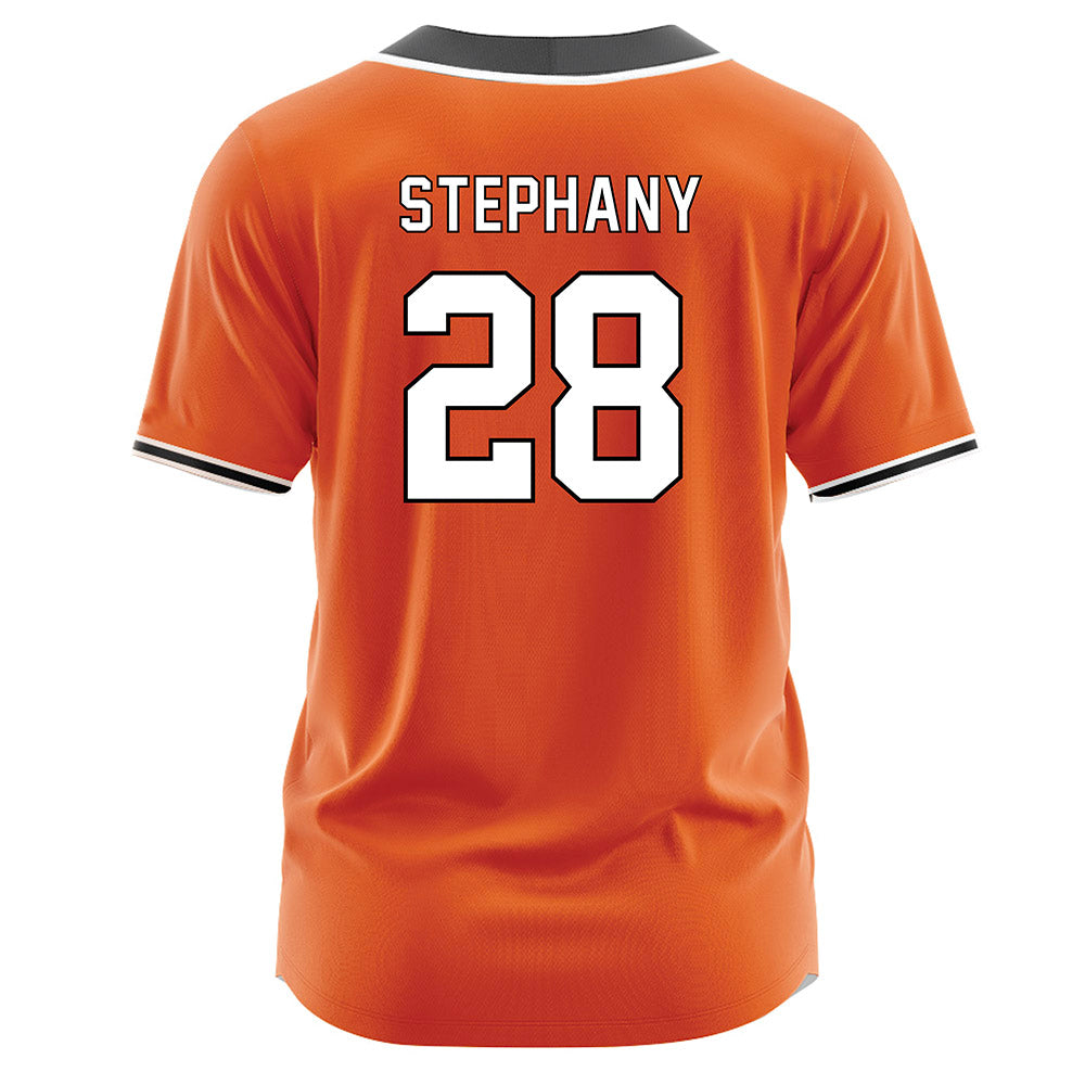 BGSU - NCAA Softball : Reghan Stephany - Orange Jersey-1