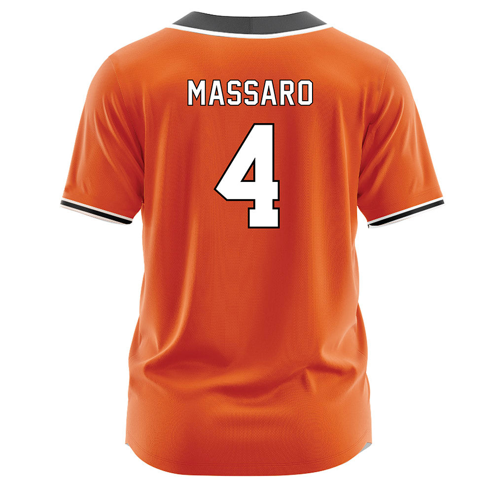 BGSU - NCAA Softball : Hanna Massaro - Orange Jersey-1