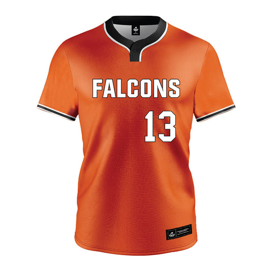 BGSU - NCAA Softball : Quinn Rives - Orange Jersey-0