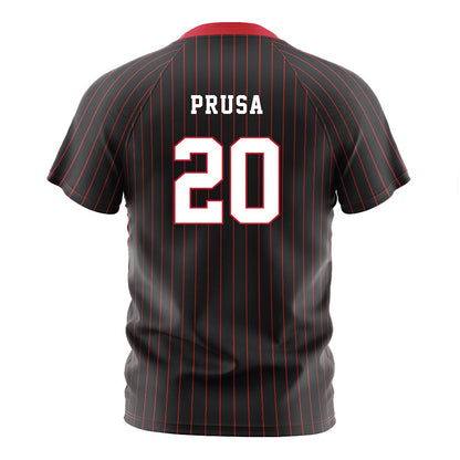 Seattle - NCAA Women's Soccer : Nina Prusa - Black Red Stripe Soccer Jersey