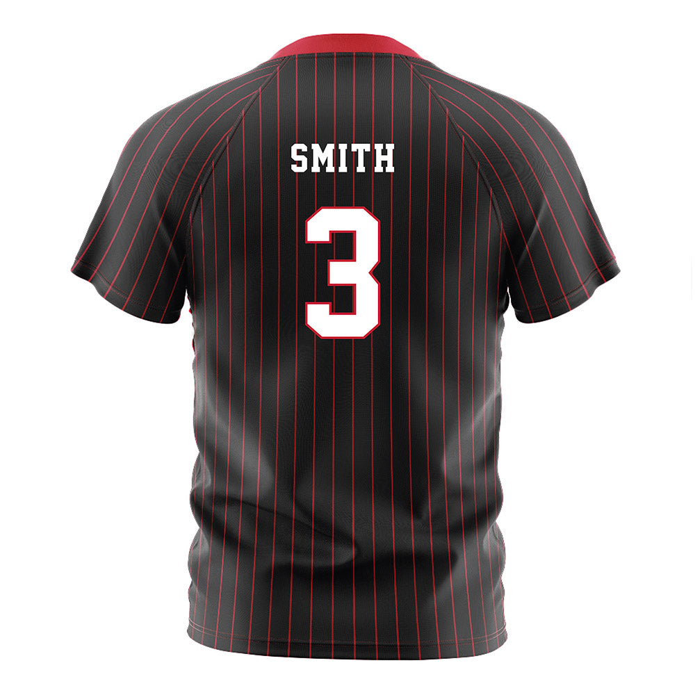 Seattle - NCAA Women's Soccer : Sydnee Smith - Black Red Stripe Soccer Jersey