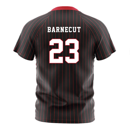 Seattle - NCAA Women's Soccer : Lina Barnecut - Black Red Stripe Soccer Jersey