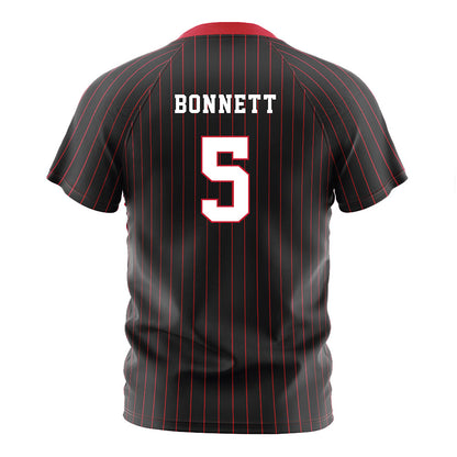Seattle - NCAA Women's Soccer : Bella Bonnett - Black Red Stripe Soccer Jersey