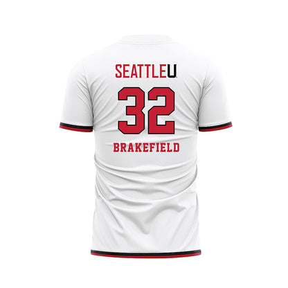 Seattle - NCAA Women's Soccer : Kyla Brakefield - White Soccer Jersey-1