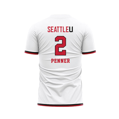 Seattle - NCAA Women's Soccer : Caroline Penner - White Soccer Jersey
