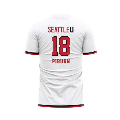 Seattle - NCAA Women's Soccer : Katie Piburn - White Soccer Jersey