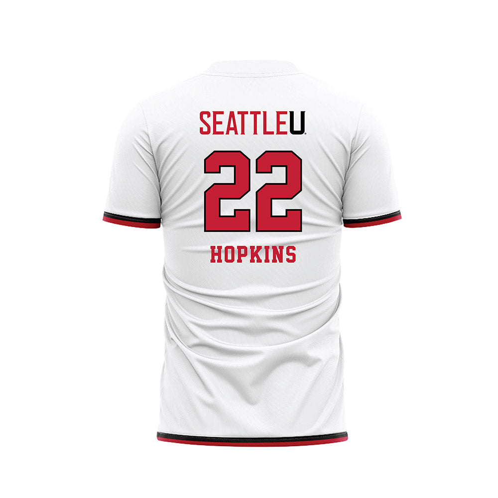 Seattle - NCAA Women's Soccer : Zoe Hopkins - White Soccer Jersey