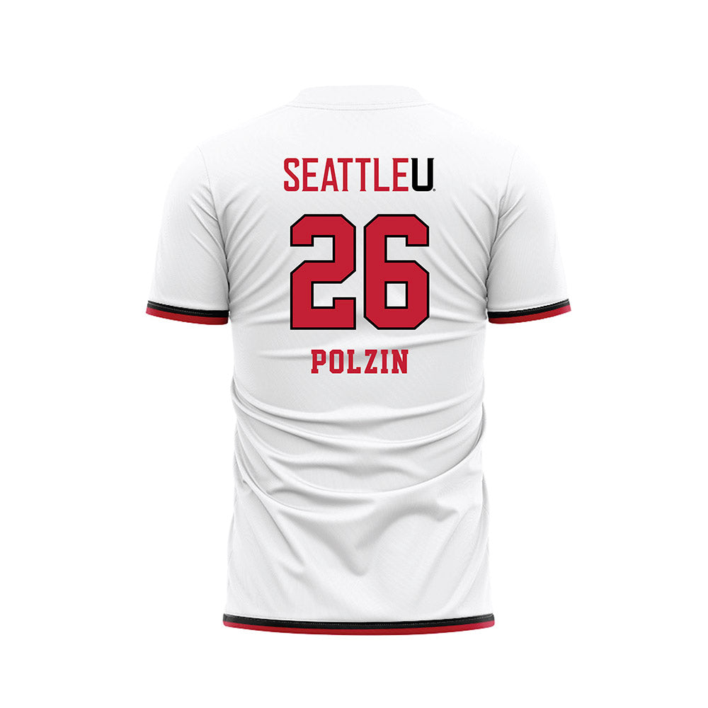 Seattle - NCAA Women's Soccer : Myah Polzin - White Soccer Jersey